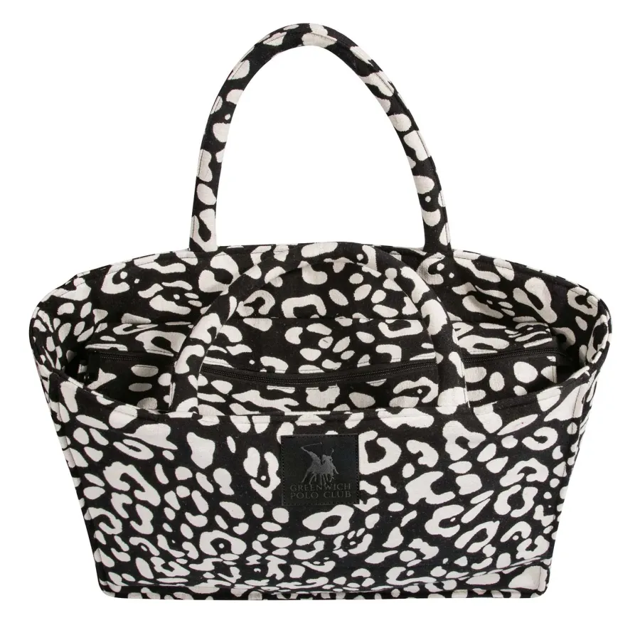 GREENWICH POLO CLUB ΤΣΑΝΤΑ ΘΑΛΑΣΣΗΣ 46X36 ESSENTIAL 4059 BLACK, TAUPE