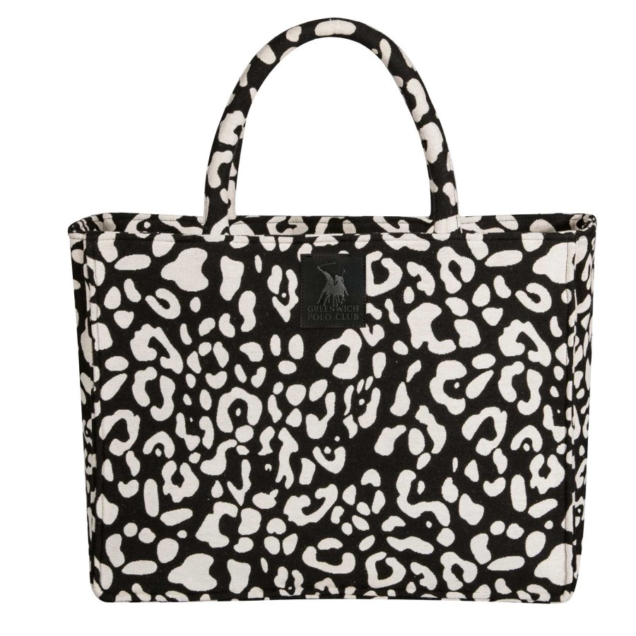 GREENWICH POLO CLUB ΤΣΑΝΤΑ ΘΑΛΑΣΣΗΣ 46X36 ESSENTIAL 4059 BLACK, TAUPE