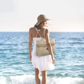 GREENWICH POLO CLUB ΤΣΑΝΤΑ ΘΑΛΑΣΣΗΣ 46X36 ESSENTIAL 4083 BEIGE