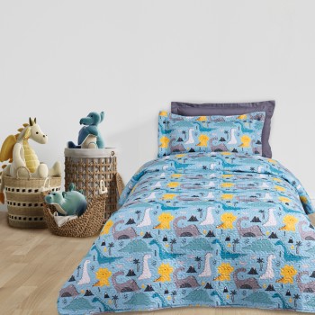 DAS KIDS ΚΟΥΒΕΡΛΙ ΜΟΝΟ 4928 BLUE, GREY