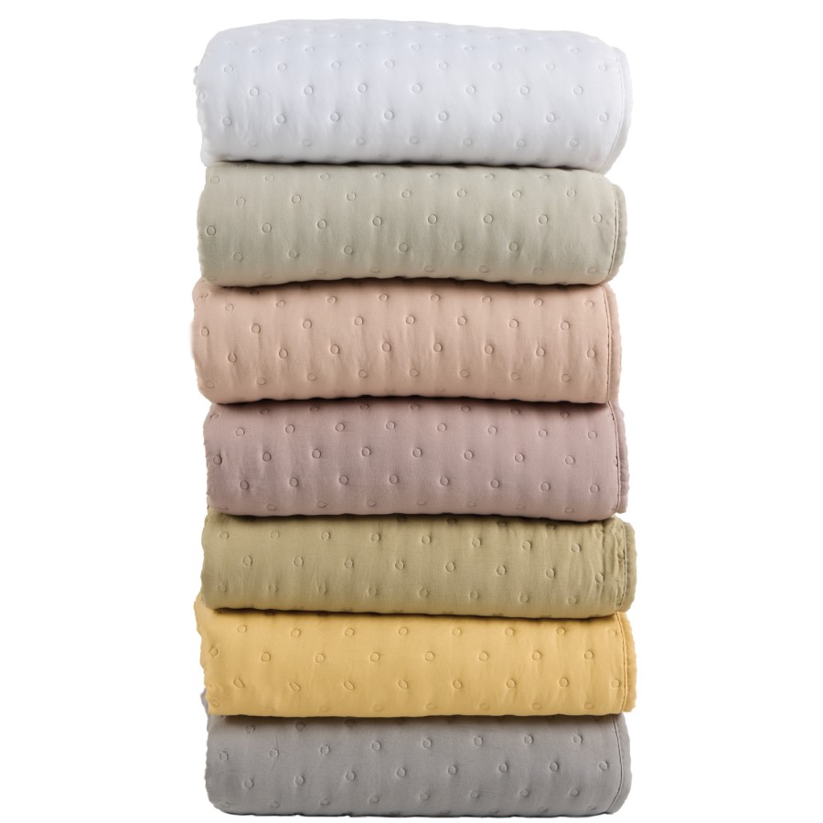 DAS HOME ΚΟΥΒΕΡΛΙ KING HAPPY 9652 LIGHT TAUPE