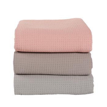 DAS HOME ΚΟΥΒΕΡΤΑ ΠΙΚΕ 160X240 0495 TAUPE