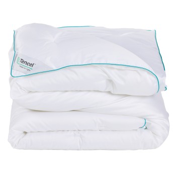DAS HOME ΠΑΠΛΩΜΑ TENCEL 240Χ260 COMFORT 1429 WHITE