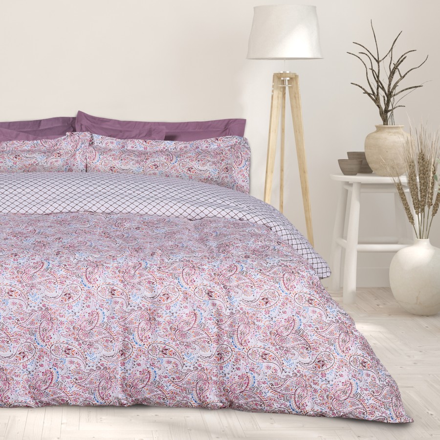 DAS HOME ΣΕΤ ΣΕΝΤΟΝΙΑ KING HAPPY 9669 PINK, RED