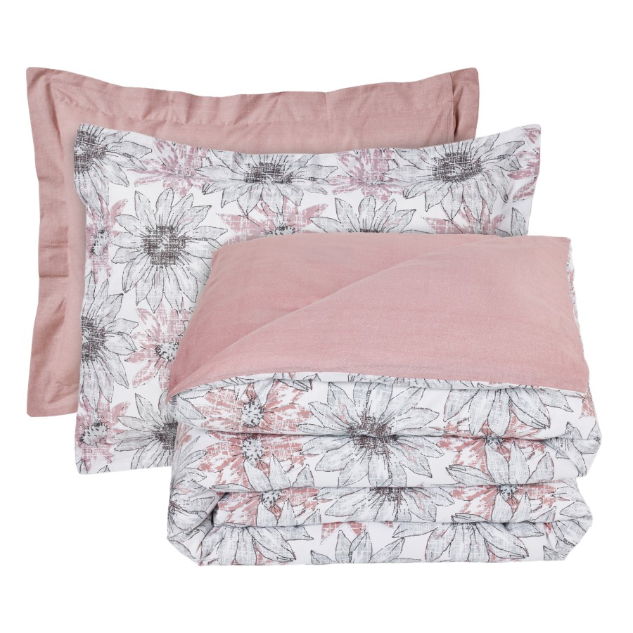 DAS HOME ΣΕΤ ΣΕΝΤΟΝΙΑ KING HAPPY 9676 GREY, NUDE