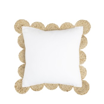 Nima Home Διακοσμητικό Μαξιλάρι 45x45 - Sage White Λευκό