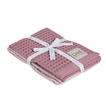 DAS HOME ΣΕΤ ΠΟΤΗΡΟΠΑΝΑ 2ΤΜΧ 40Χ60 0803 NUDE, PINK