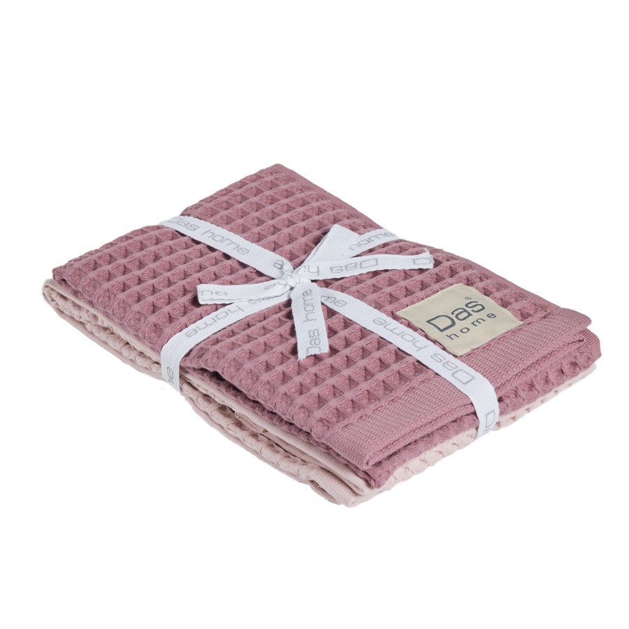 DAS HOME ΣΕΤ ΠΟΤΗΡΟΠΑΝΑ 2ΤΜΧ 40Χ60 0803 NUDE, PINK
