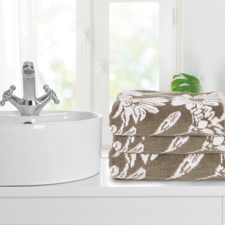 DAS HOME ΣΕΤ ΠΕΤΣΕΤΕΣ 3ΤΕΜΑΧΙΑ DAILY 0799 TAUPE