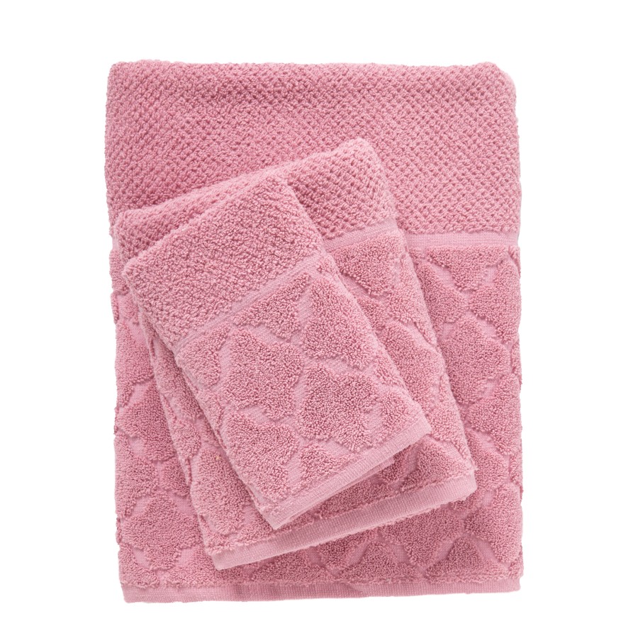 DAS HOME ΣΕΤ ΠΕΤΣΕΤΕΣ 3ΤΕΜΑΧΙΩΝ BEST 0791 PINK