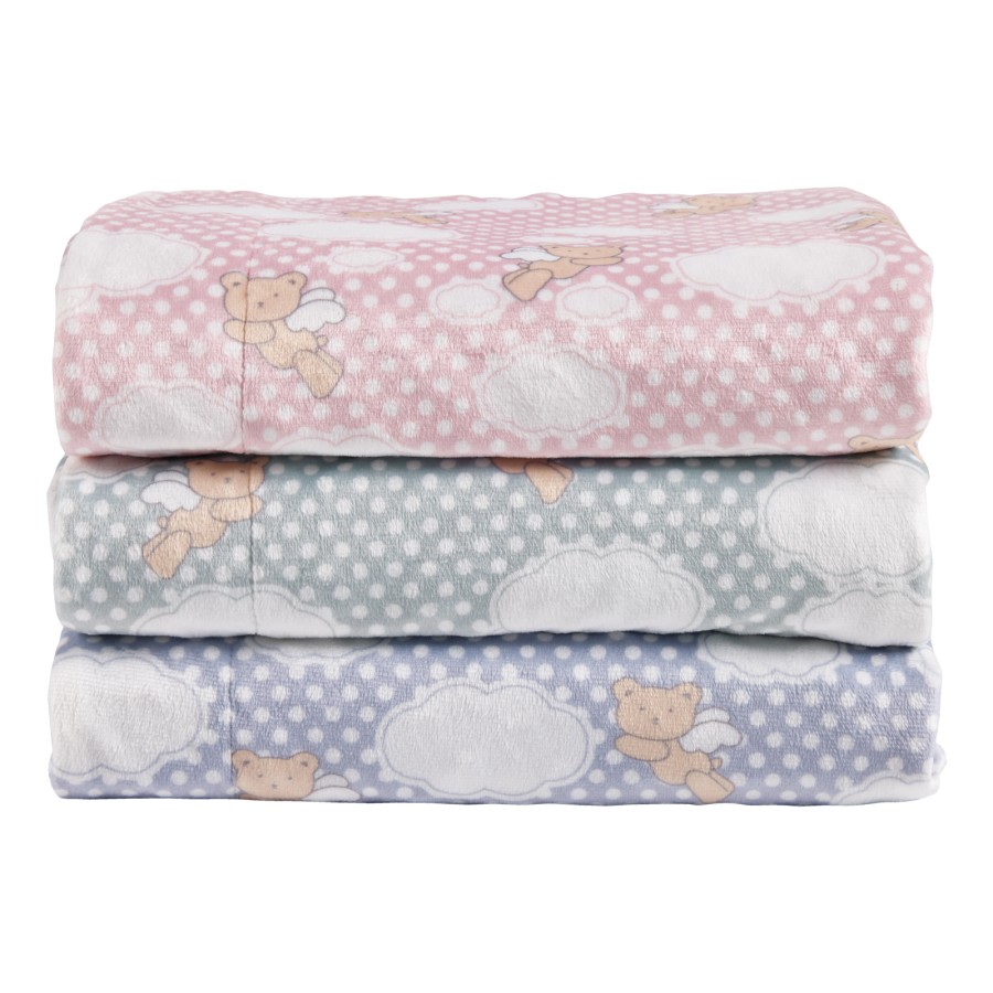 DAS BABY ΚΟΥΒΕΡΤΑ FLEECE 75X100 RELAX 4901 MINT