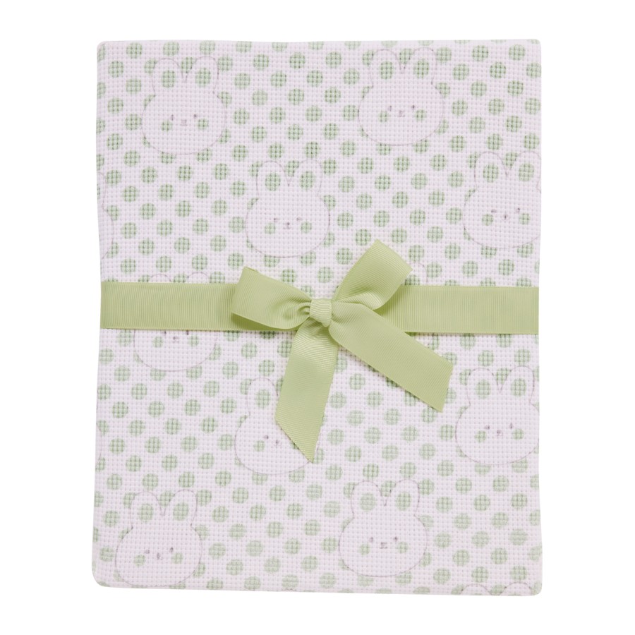 DAS BABY ΚΟΥΒΕΡΤΑ ΠΙΚΕ 75X100 RELAX 4962 MINT