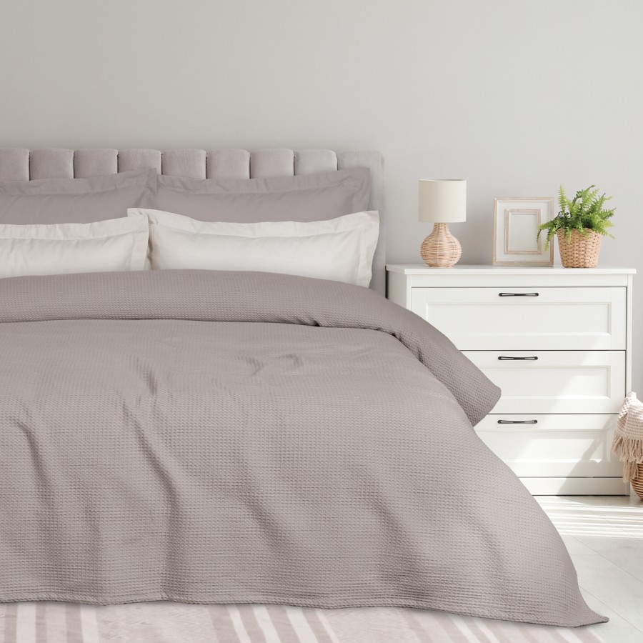 DAS HOME ΚΟΥΒΕΡΤΑ ΠΙΚΕ 160X240 0495 TAUPE