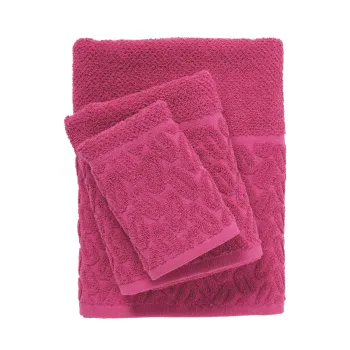 DAS HOME ΣΕΤ ΠΕΤΣΕΤΕΣ 3ΤΕΜΑΧΙΩΝ BEST 0786 FUSCHIA