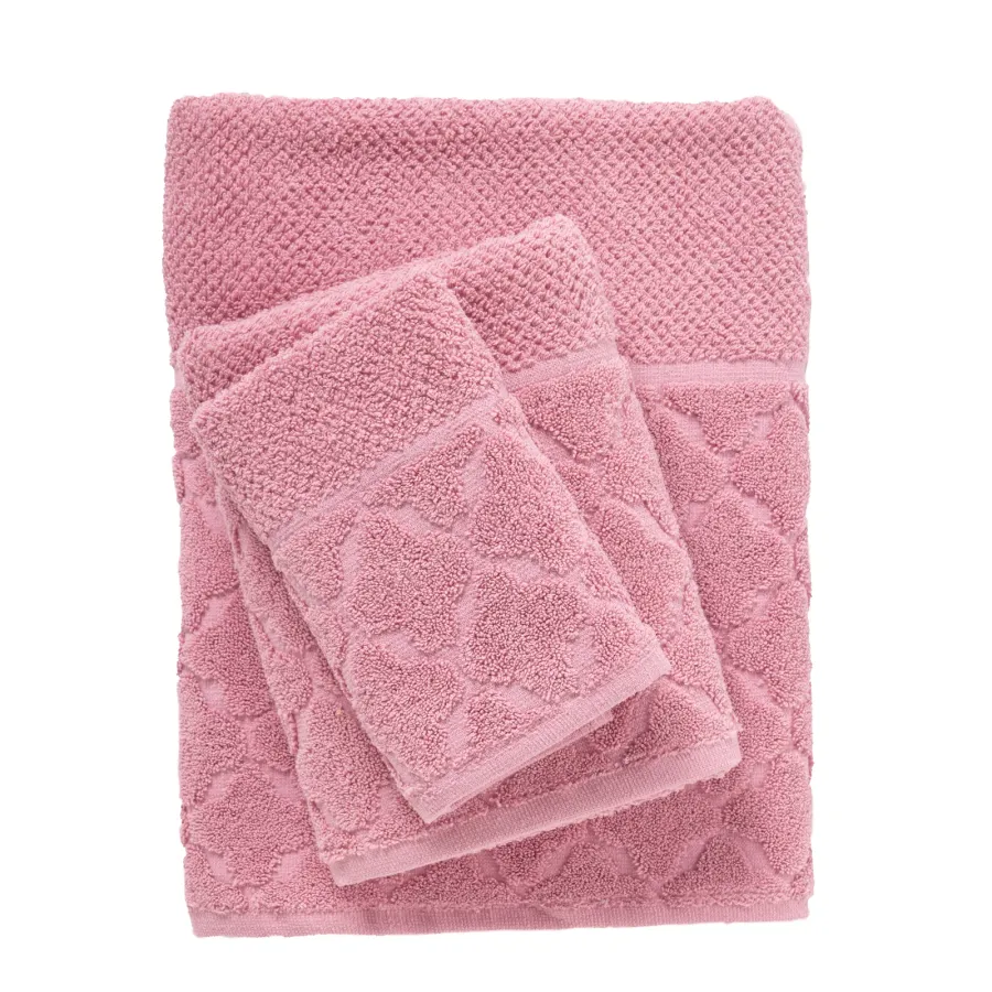 DAS HOME ΣΕΤ ΠΕΤΣΕΤΕΣ 3ΤΕΜΑΧΙΩΝ BEST 0791 PINK