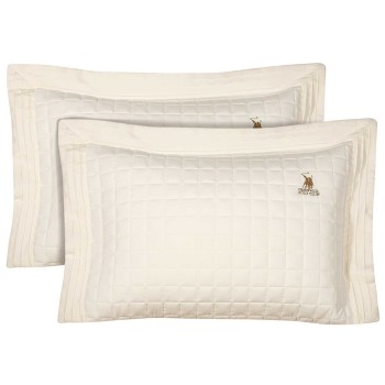 GREENWICH POLO CLUB ΖΕΥΓΟΣ ΜΑΞΙΛΑΡΟΘΗΚΕΣ CLASSIC 2355 ECRU