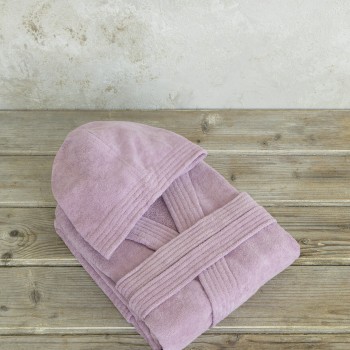 Nima Home Μπουρνούζι με κουκούλα Zen - Extra Large - Pale Mauve Μωβ