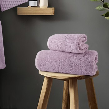 Nima Home Σετ Πετσέτες (50x90 + 70x140) - Serenity Lilac Λιλά
