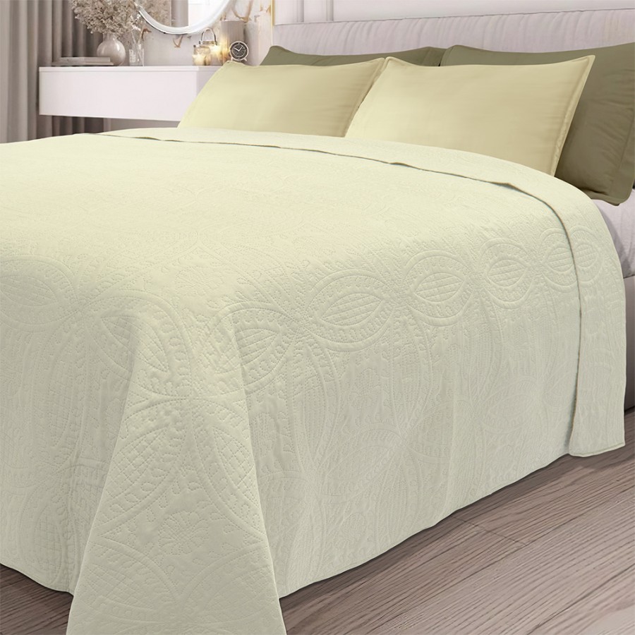 LINO ΚΟΥΒΕΡΛΙ LIGERO ECRU 220X240