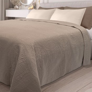 LINO ΚΟΥΒΕΡΛΙ LIGERO MOCCA 220X240