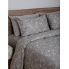 Σετ Σεντόνια Cotton Feelings 924 Grey Υπέρδιπλο (235x270)