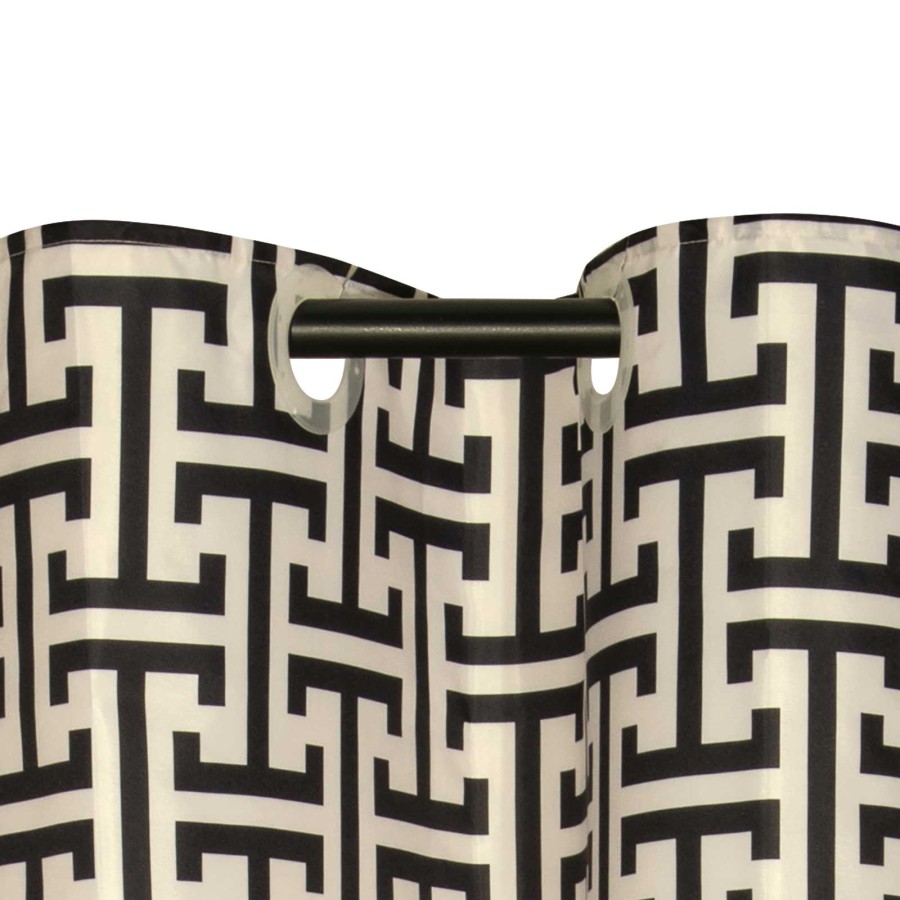 GREENWICH POLO CLUB ΚΟΥΡΤΙΝΑ ΜΠΑΝΙΟΥ 200Χ180 ESSENTIAL 3123 BLACK