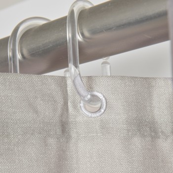 DAS HOME ΚΟΥΡΤΙΝΑ ΜΠΑΝΙΟΥ 240X180 0808 TAUPE