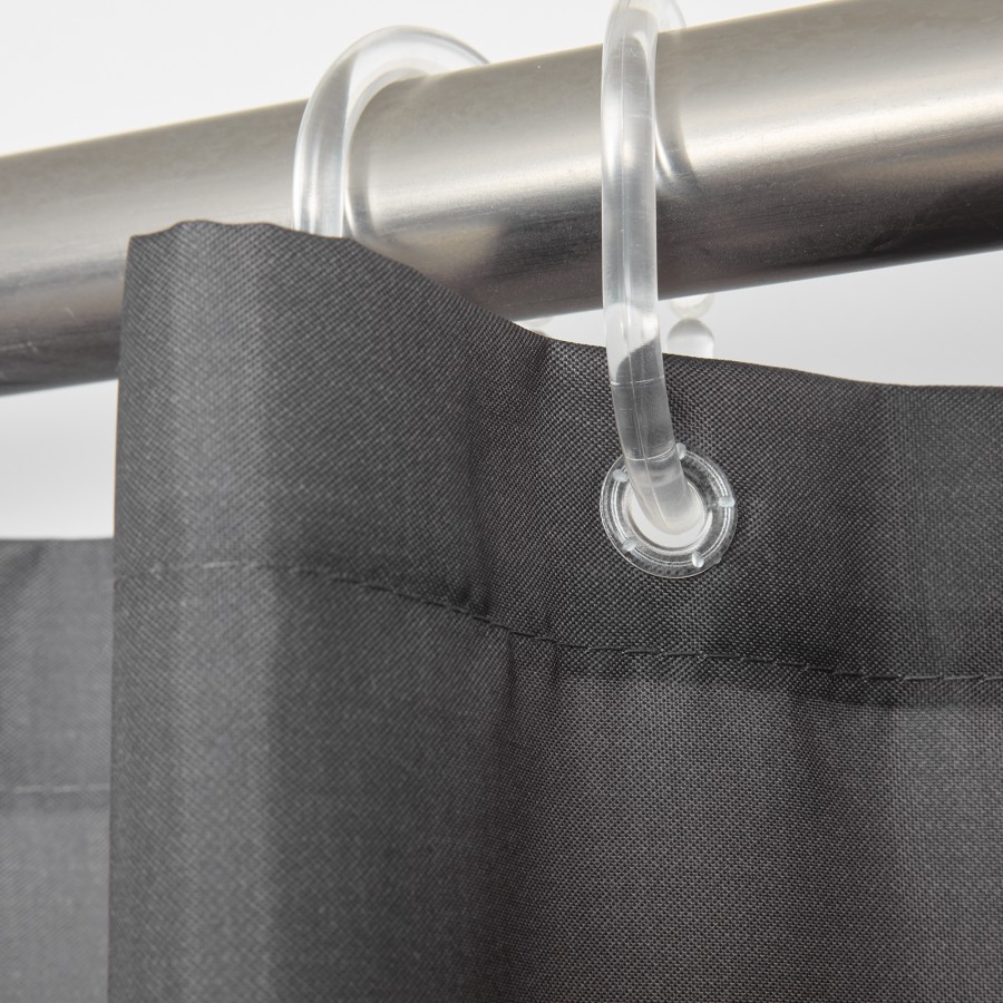 DAS HOME ΚΟΥΡΤΙΝΑ ΜΠΑΝΙΟΥ 240X180 0809 GRAPHITE