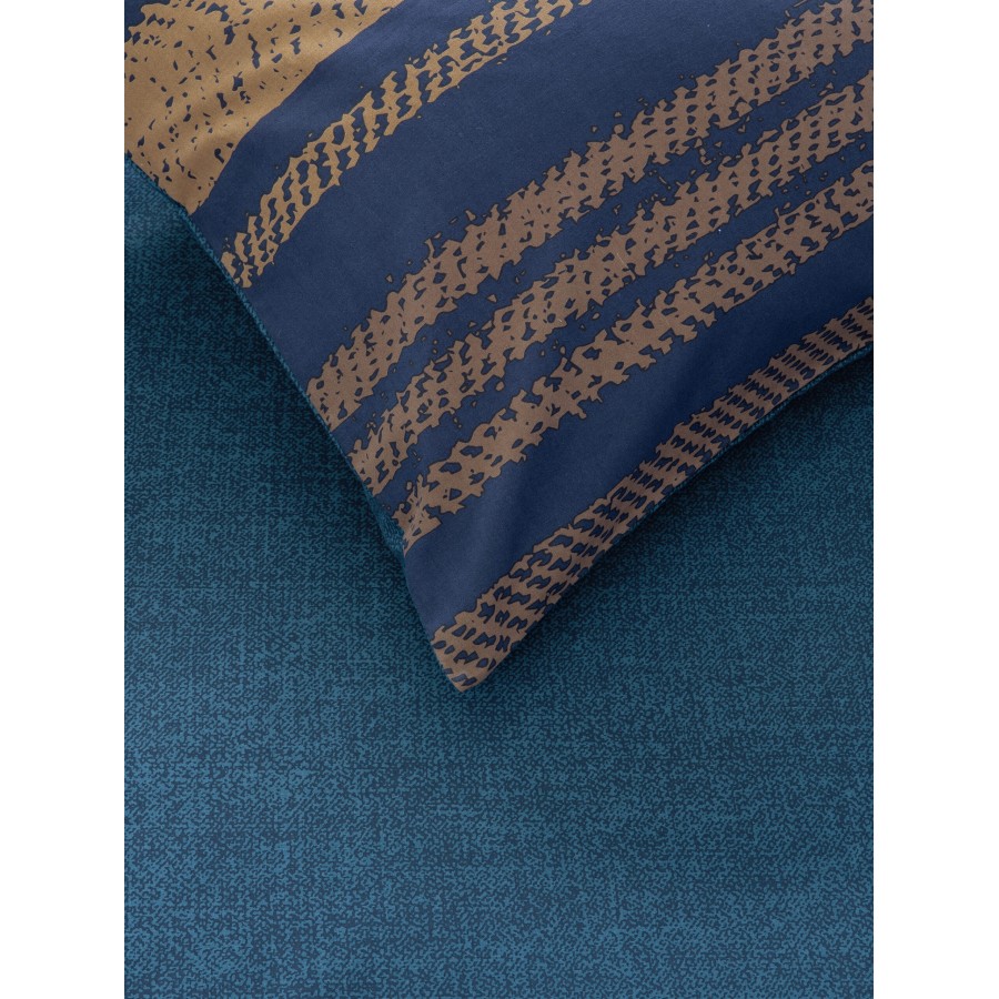 Kocoon Home Σετ Σεντόνια Μονά - Tena Blue    (2 x 160x270   50x72)