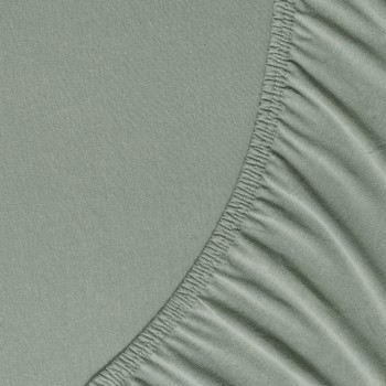 Nima Home Σεντόνι Γίγας με Λάστιχο - Tender Rock Green Πράσινο     180x200+40