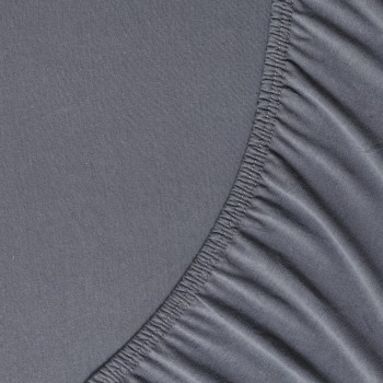 Nima Home Σεντόνι Υπέρδιπλο με Λάστιχο - Tender Dark Gray Γκρι     160x200+40