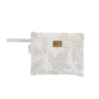 Nima Home Αδιάβροχο νεσεσέρ θαλάσσης 23x32 - Wild Coast Μπεζ, Άσπρο