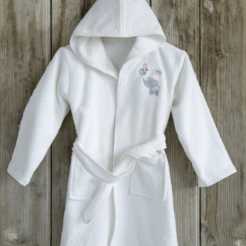 Nima Bebe Μπουρνούζι - No 1/2 - Little Love Λευκό