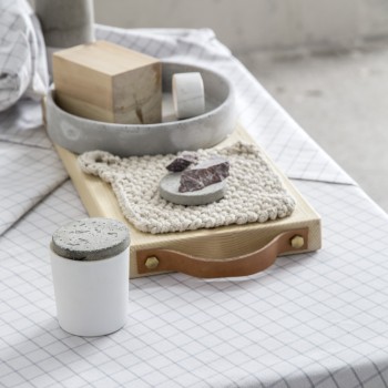 Nima Home Τραπεζομάντηλο 150x190 - Serene Γκρι