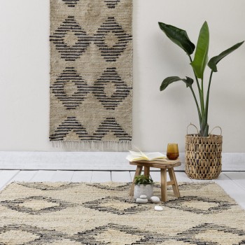 Nima Home Χαλί 160x230 - Dune Μπεζ, Μαύρο