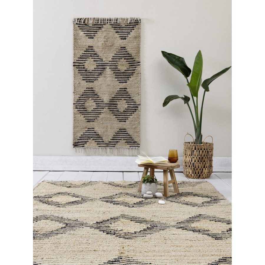 Nima Home Χαλί 160x230 - Dune Μπεζ, Μαύρο