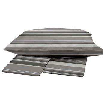 Σετ Σεντόνια Menta Εμπριμέ 550 Grey Μονο (160x250)