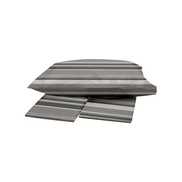 Σετ Σεντόνια Menta Εμπριμέ 550 Grey Μονο (160x250)