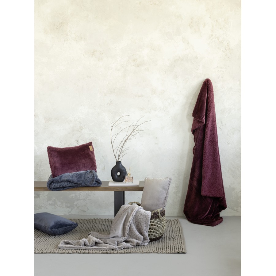 Nima Home Κουβέρτα καναπέ 130x170 - Nuan Dark Gray Γκρι