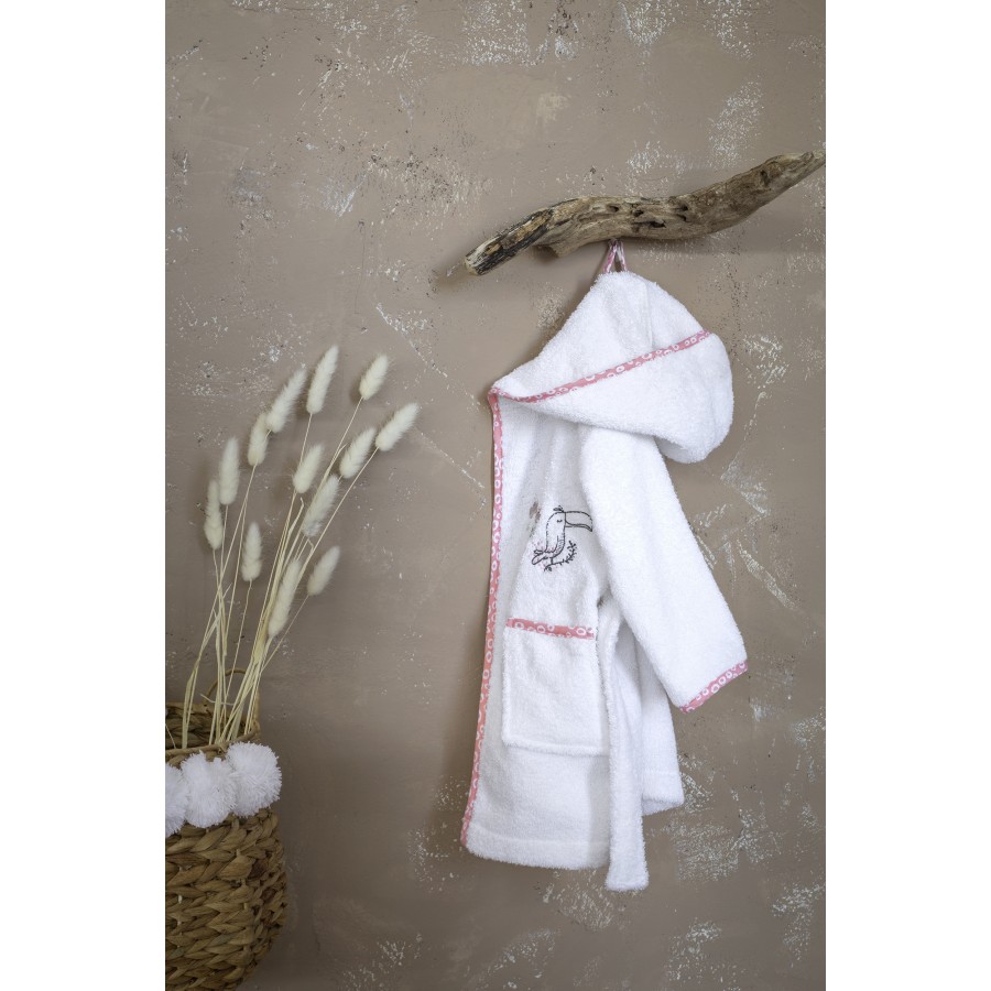 Nima Bebe Μπουρνούζι - No 1/2 - Toco Toucan Ροζ