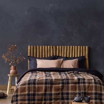 Nima Home Κουβέρτα/Πάπλωμα Μονό 160x220 - Madum Καφέ   160x220