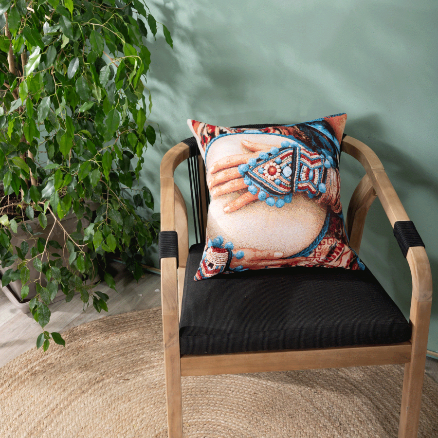 Μαξιλαροθήκη Ikona 04 - 45x45cm με γέμιση