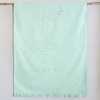 Nima Kids Πετσέτα Θαλάσσης 70x140 - Little Mermaid Jacquard Τιρκουάζ