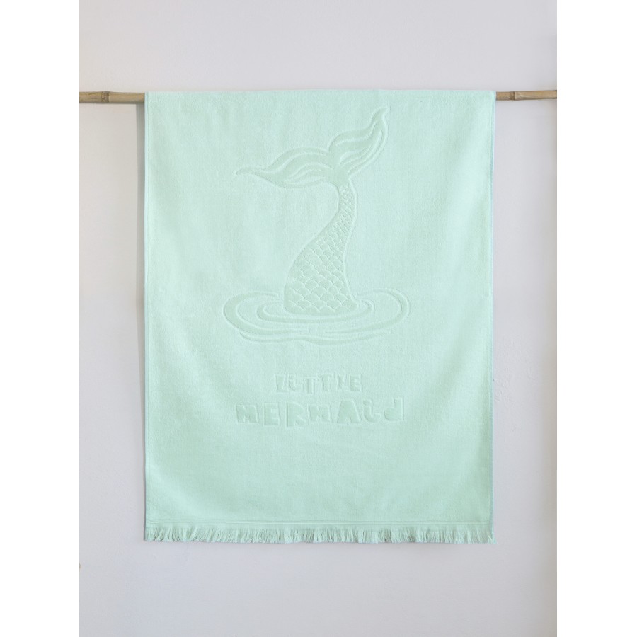Nima Kids Πετσέτα Θαλάσσης 70x140 - Little Mermaid Jacquard Τιρκουάζ