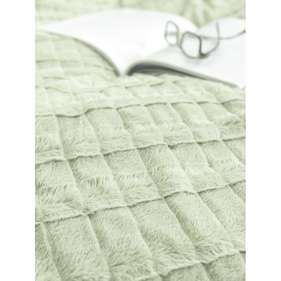 Nima Home Κουβέρτα/Πάπλωμα Υπέρδιπλο 220x240 - Weave Mint Μέντα   220x240