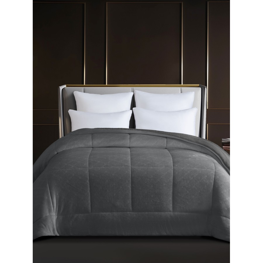 Κουβερτοπάπλωμα Dalia Anthracite Υπέρδιπλο (220x240)