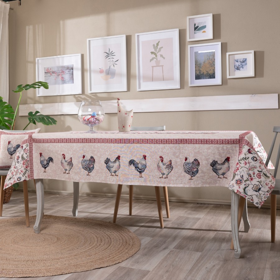 Τραπεζομάντηλο Rooster - 140x140cm