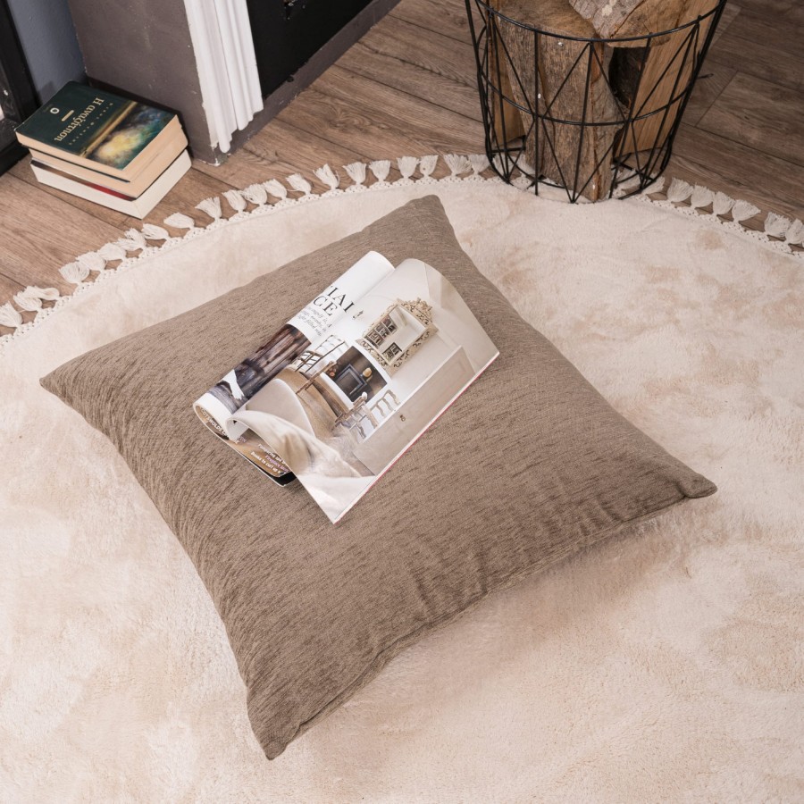 Μαξιλαροθήκη Solid 303 - 43x43cm με γέμιση