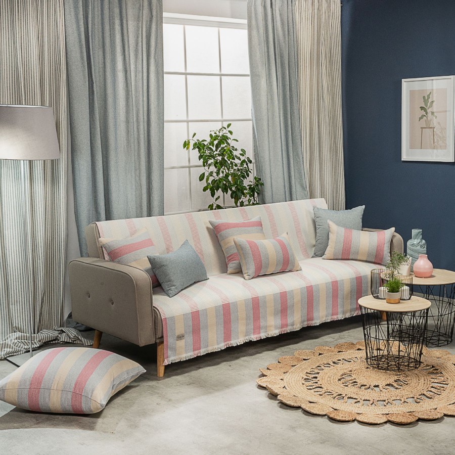 Μαξιλαροθήκη Lazio 06 - 43x43cm με γέμιση