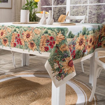 Τραπεζομάντηλο Sunflower - 140x140cm
